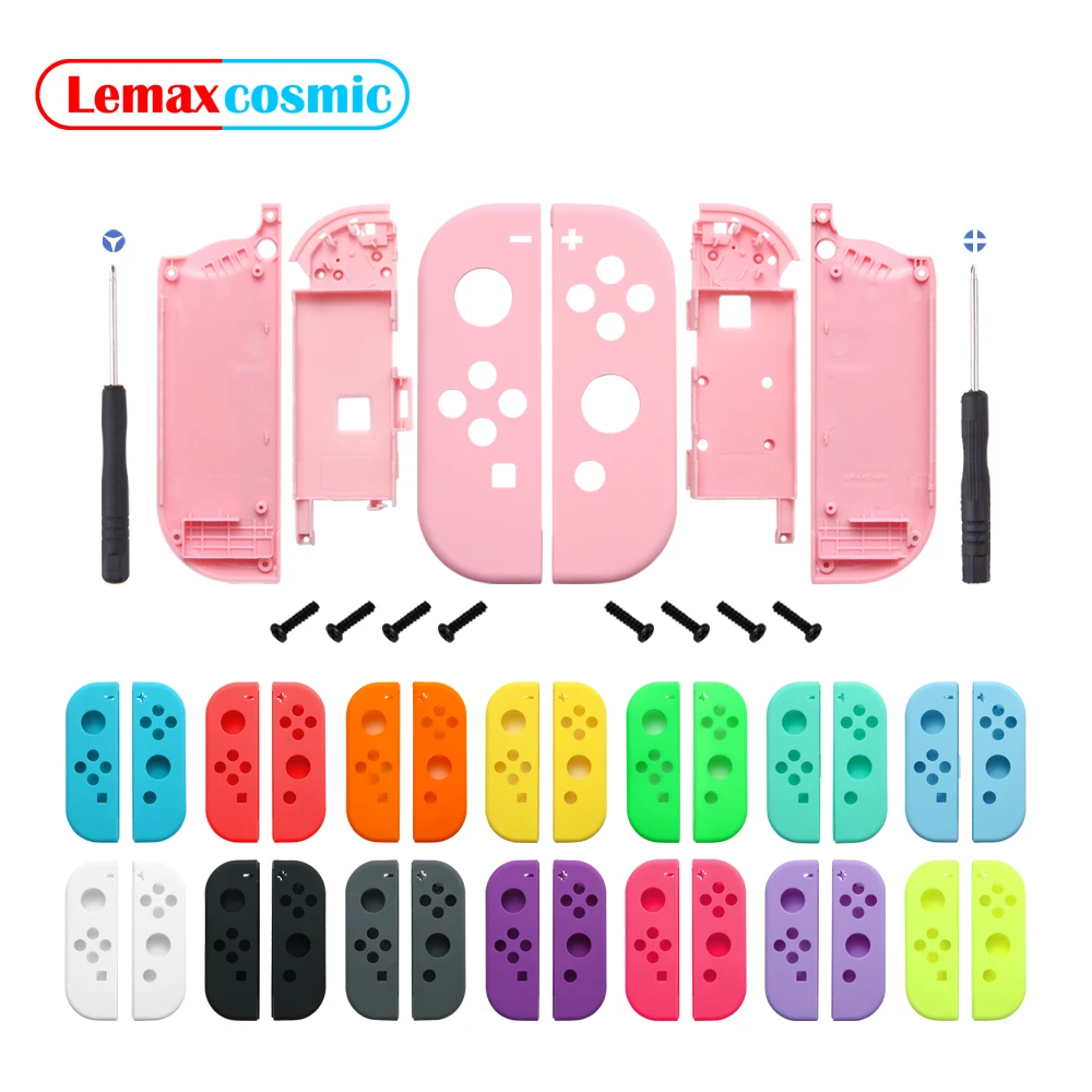 Lewy prawy kontroler L R Obudowa zamienna Obudowa Pokrywa do Nintendo Switch OLED Joy-Con Joycon NS Śrubokręt Narzędzie otwierające