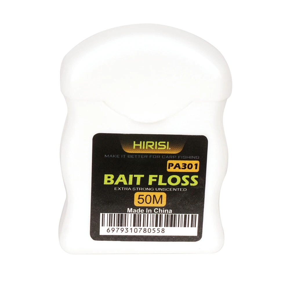 Hirisi 1 Stück 50m Karpfenangelköder-Flossgriffe Boilie-Halter für Chod Hair, Ronnie Rig, Method Feeder Terminal Tackle Zubehör