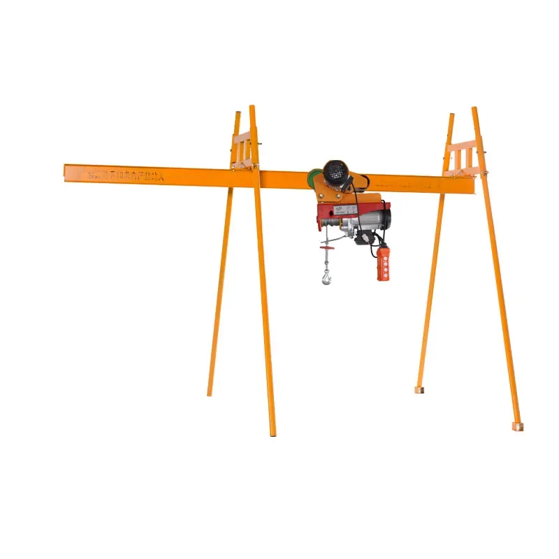 

Small cranes are used for roof decoration