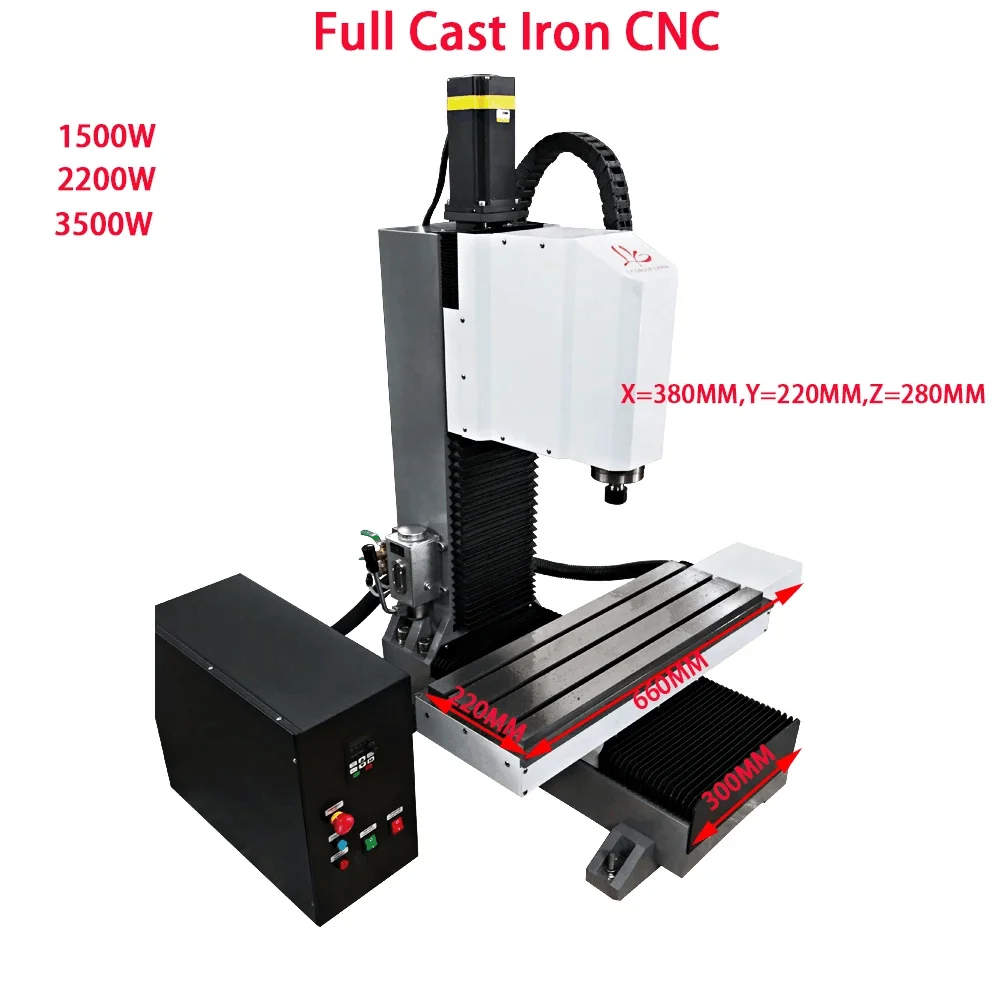 Full Cast Iron 3D CNC Machine Cnc 4020 Wood Router 2.2KW PCB Engraving Metal Engraving Machine Lathe Frame with Limit Switch