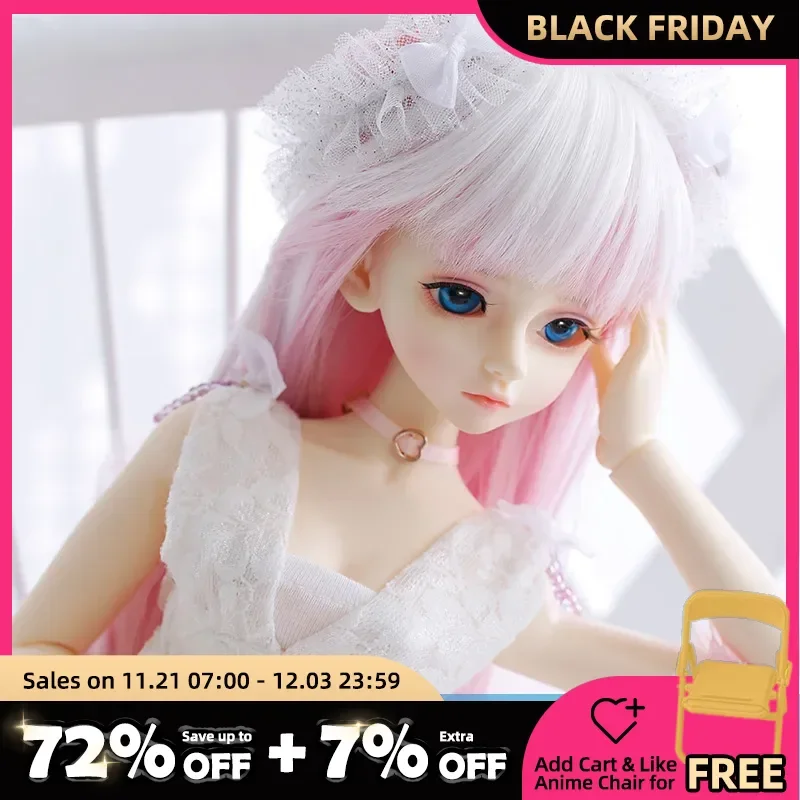 1/4 Doll BJD Luts Bory Resin Body Model Girls Fullset complete professional makeup Toy Gifts joint doll