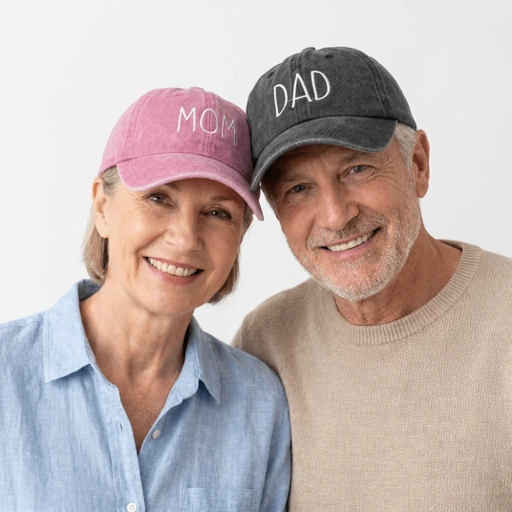 Dad Hat Cotton - Gorra de béisbol retro bordada MOM