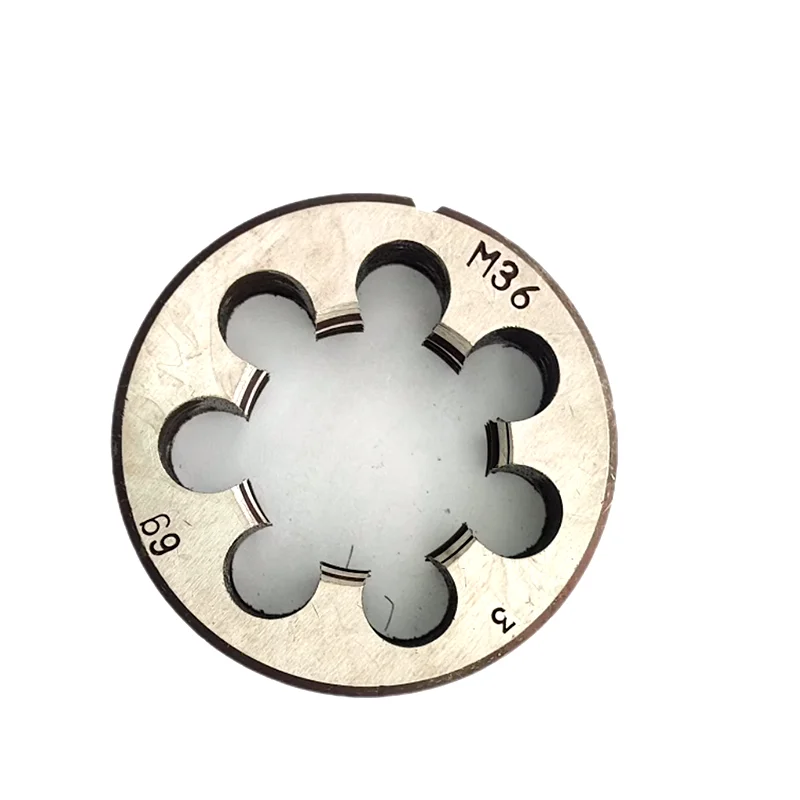 YRFL HSS 1PCS Metric Thread Right Left Round Die M30 M33 M36 Screw Threading Dies