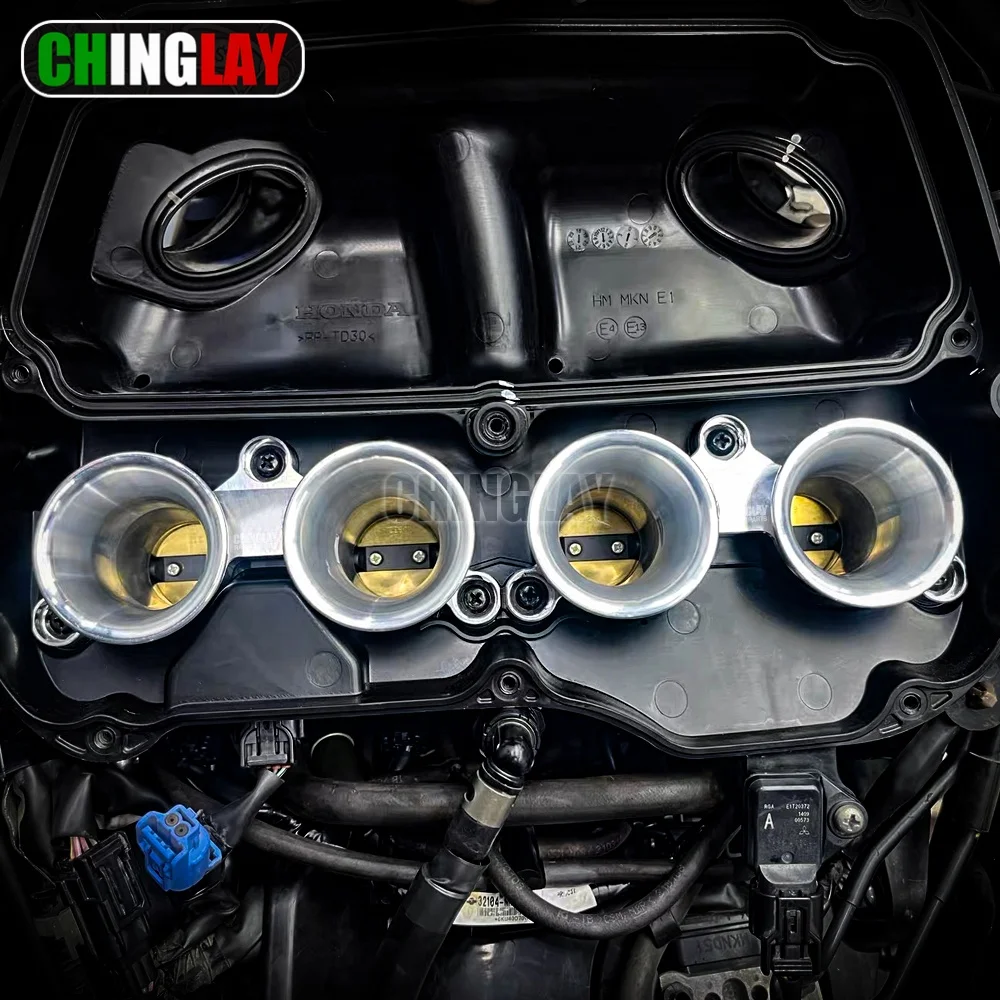 For Honda cb650r/cbr650r 2019-2026 Air Intake Cup Wind High Flow Air Filter Funnel Velocity Stack Air Intake Cup Aluminum alloy