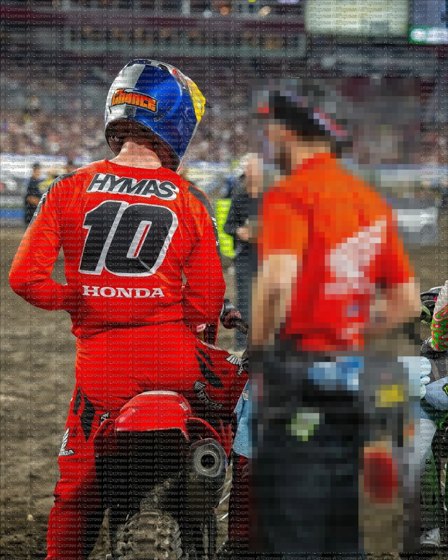 

2025 HONDA Men's Motocross Long Sleeve T-Shirt #10 HYMAS Quick Drying Breathable Off-Road Gear for Mountain Bikers And Riders