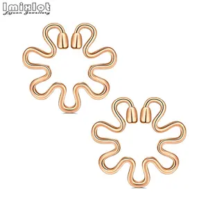 2 PCs Stianless Stahl Herz Brustwarze falsche Ringe durchdringende Schmuck sexy Nagelklammern perforierte Brustwarze Körperschmuck 6 Hauptnippelclip -Verkauf - №5