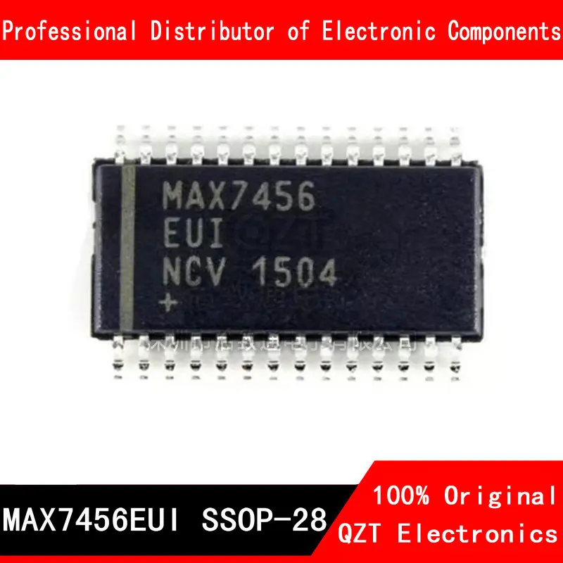 10pcs/lot MAX7456EUI+T SSOP MAX7456 MAX7456EUI SSOP-28 new original In Stock