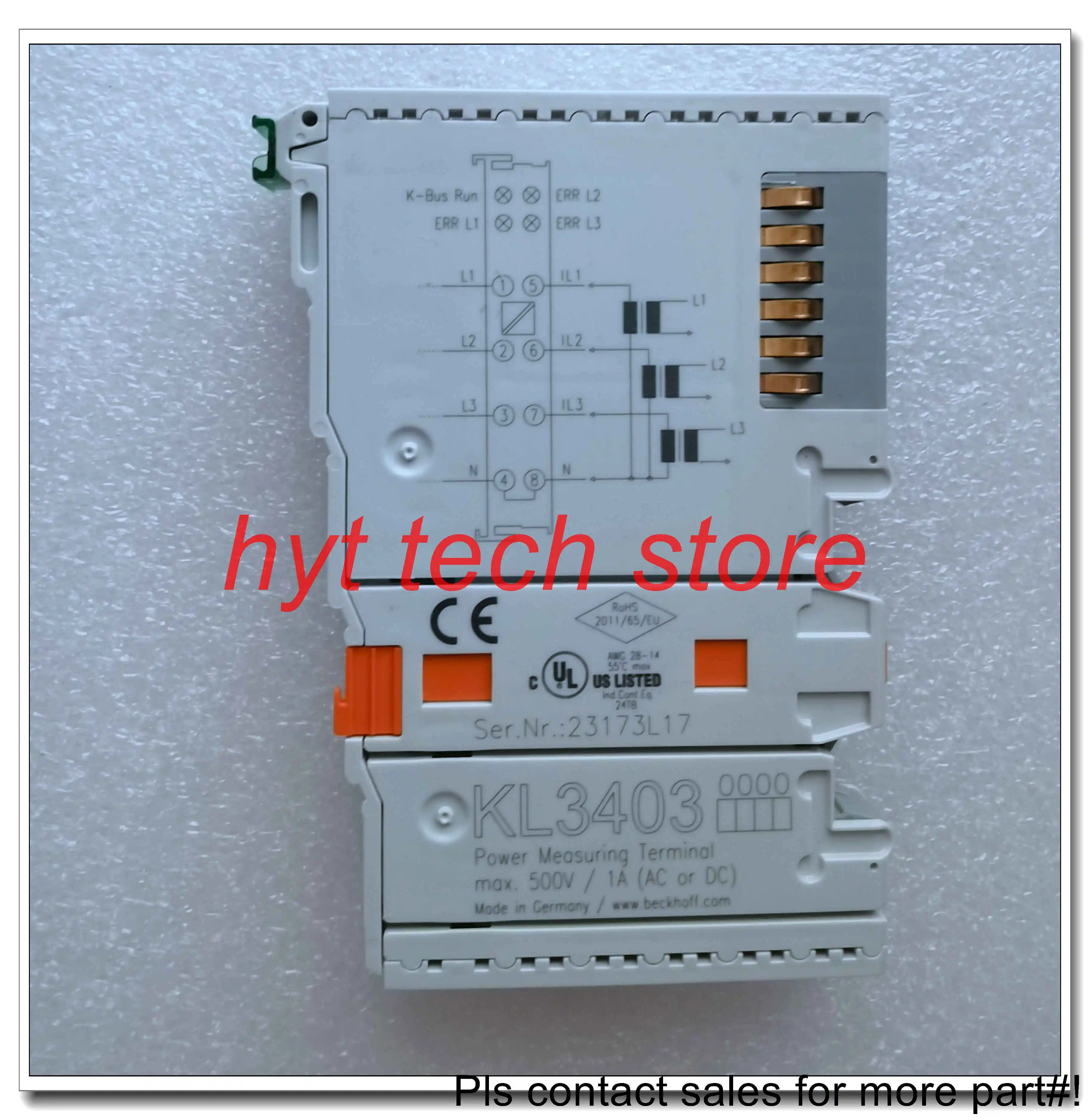 

Supply KL3403 BECK HOFF Digital quantity terminal module, ready in stock