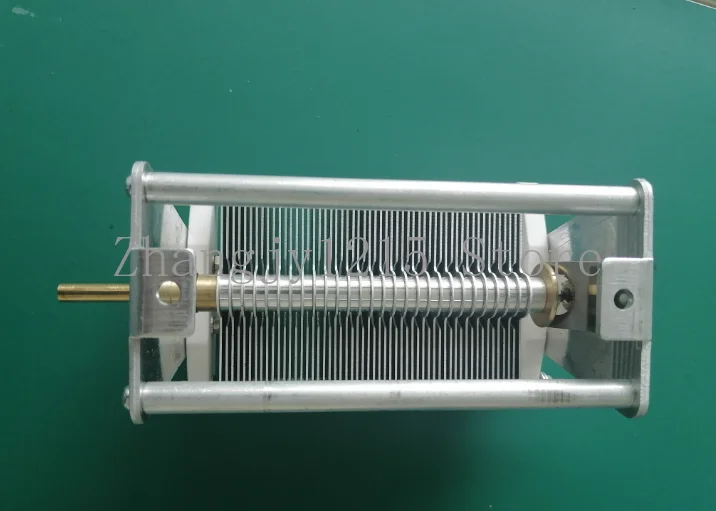 Adjustable Air Variable Capacitor 20P-500P / 29P-240P Withstand voltage 2500V Max current 100A