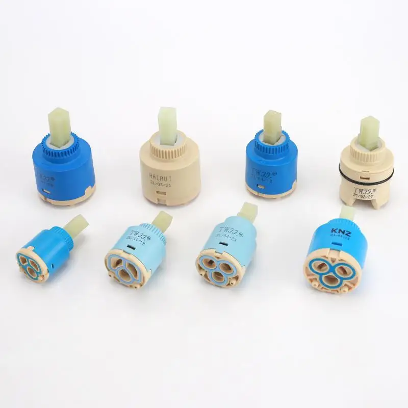 25/30/35/40mm Ceramic Cartridge Faucet Cartridge Mixer Kitchen Bath Basin Shower Tap Mixing High Spool Valve Faucet Accessories