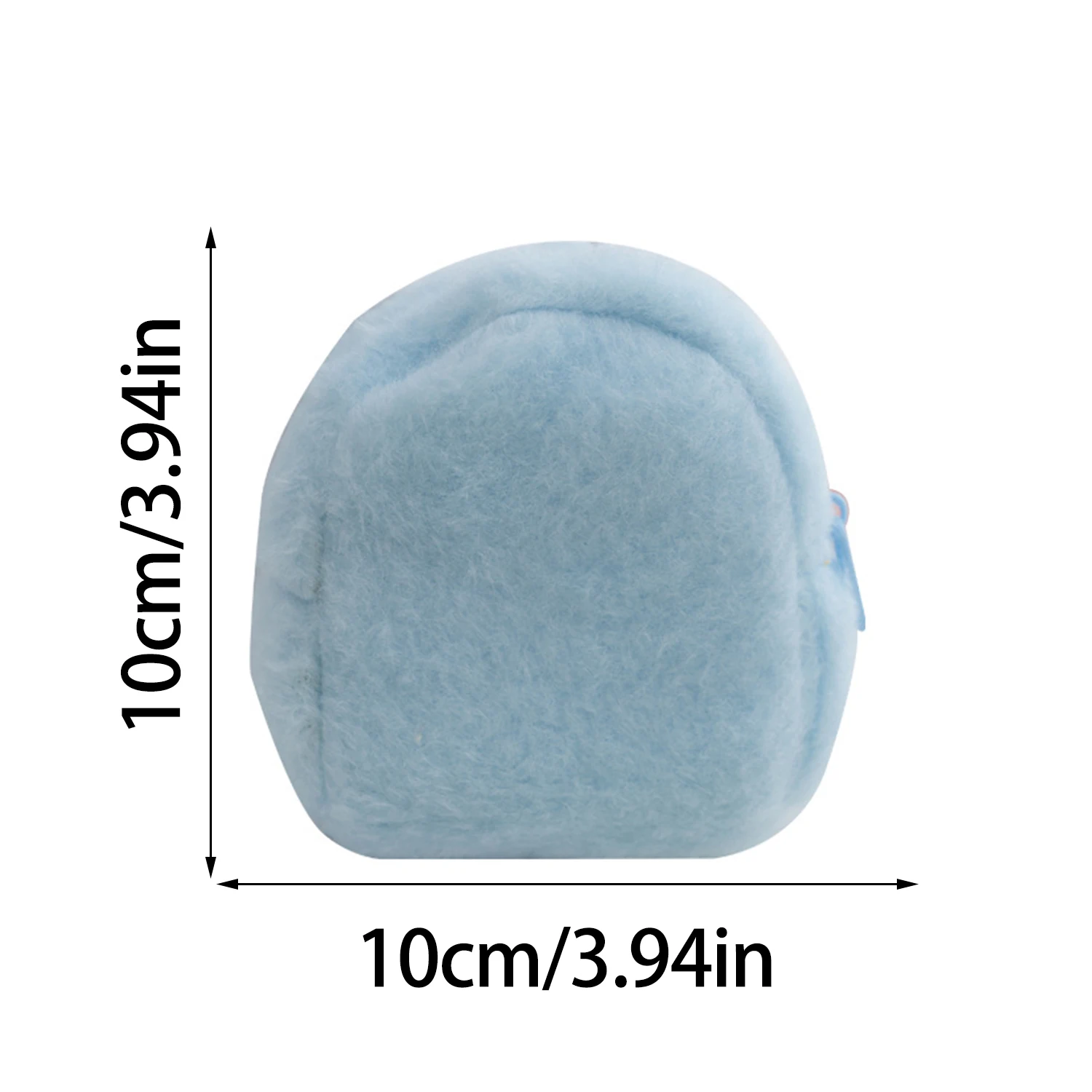 Mini Cute Coin Plush Wallet Kawaii Portable Keychain Cute Backpack Shape Storage Bag Key Change Storage Bag Backpack Pendant