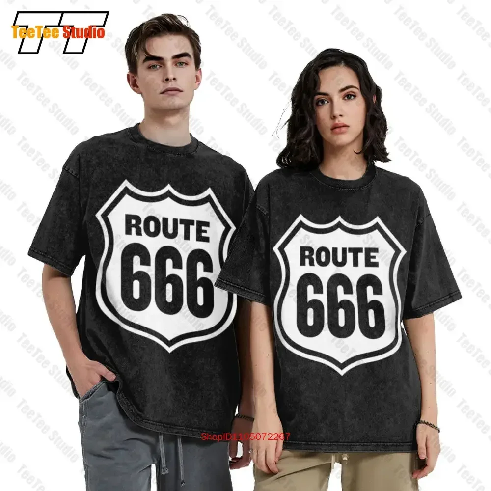 Route 666 Vintage Oversized T-Shirt Tee 91YO