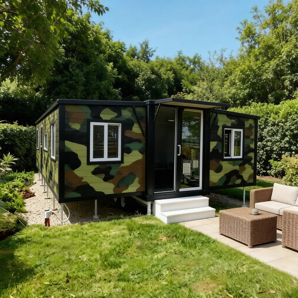 Forest Cabin Expandable Container Home Prefabricated Foldable House Prefab Tiny House Granny Flat Warehouse Barn Garden Rooms