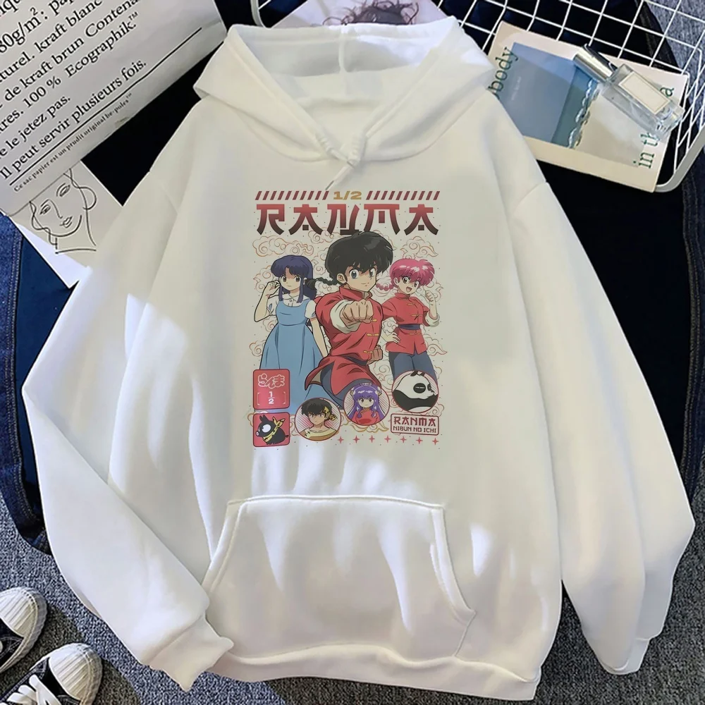 Ranma 12 Saotome womens hoodies fashion tops unisex 2026 ladies clothes harajuku Casual Women Loose