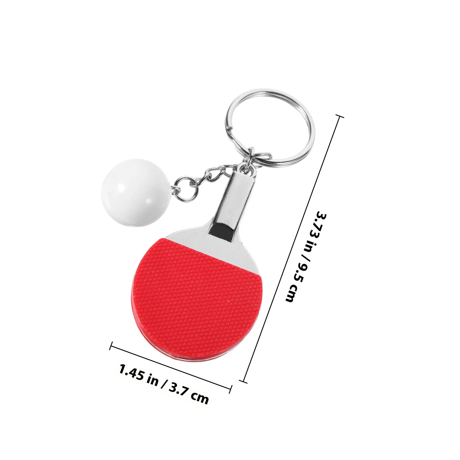 6Pcs Table Tennis Keychain Small Sports Ball Keychains Decorative Key Holder for Women Bag Backpack Keychain Set Bulk