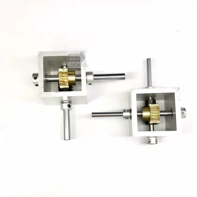 Pequeno Worm Engrenagem Redutor 90 Graus Redutor Ângulo Direito Invertendo Gearbox a 10 a 20 Dente