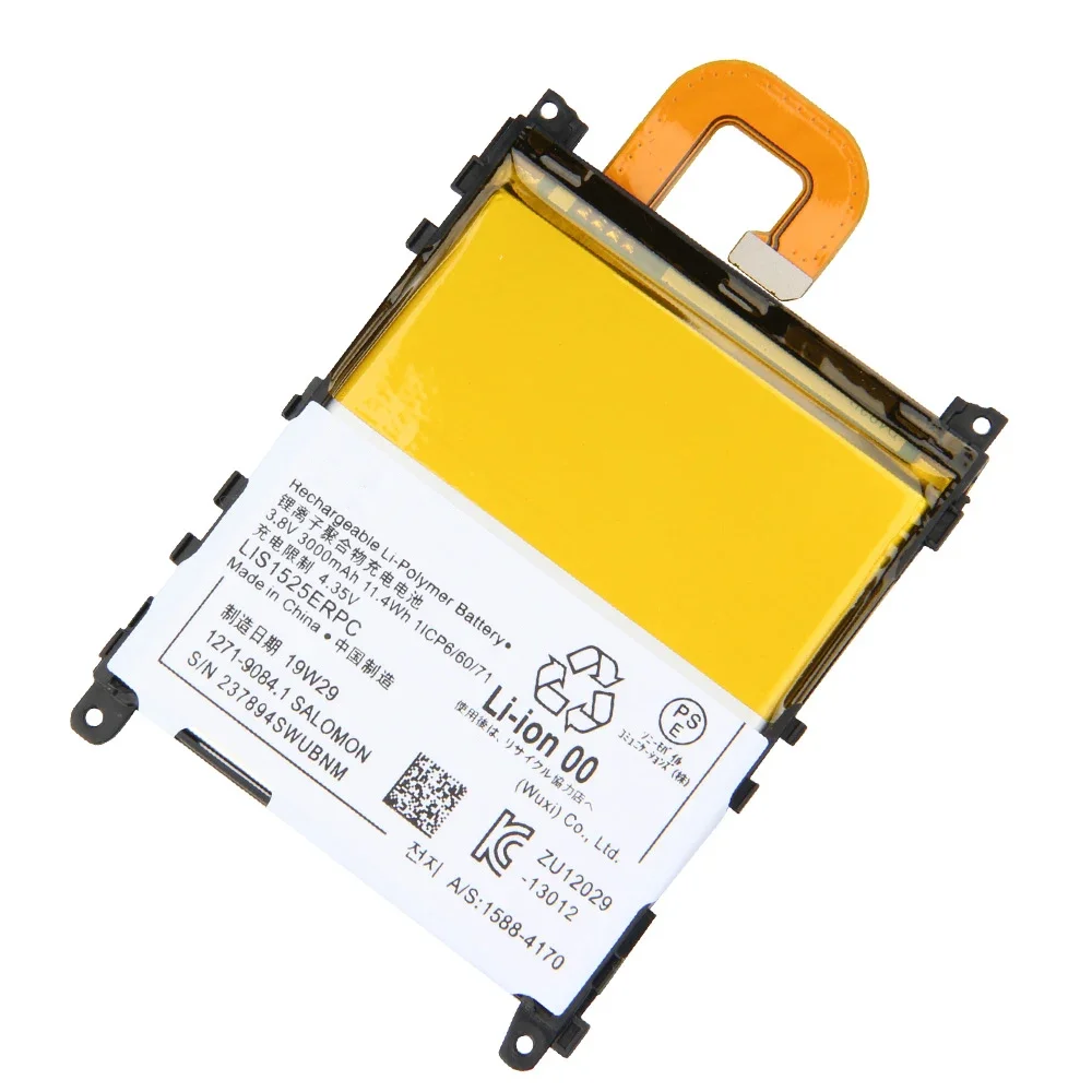 2024 Replacement Battery LIS1525ERPC For SONY L39h Xperia Z1 Honami SO-01F C6902 C6903 Rechargeable Phone Batteries 3000mAh