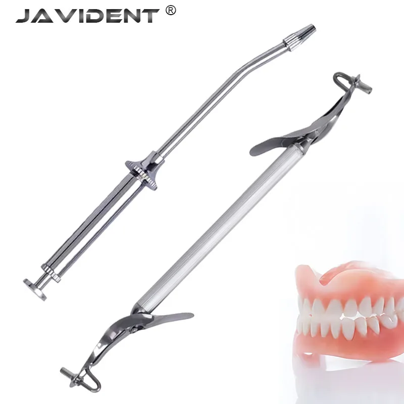Dental Amalgam Carrier Syringes Curved Tip Double End Filling Delivery Tools Cavity Filling Restorative Stainless Steel Syringe