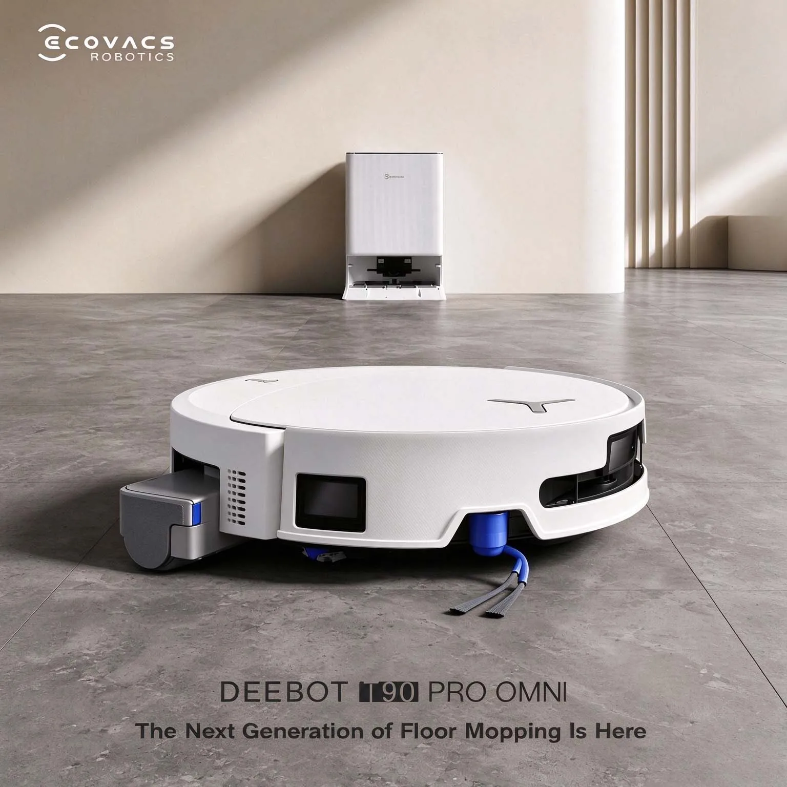 2026 Hot Sale! ECOVACS T90 Pro Omni Genuine Robot Vacuum Cleaner and Mop with Suction Automatic Cleaning Robot for Office Home