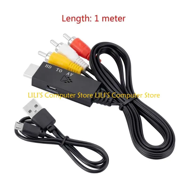 A52B Professional Compatible con AV RCA Adaptador Bettel Transfer Converter