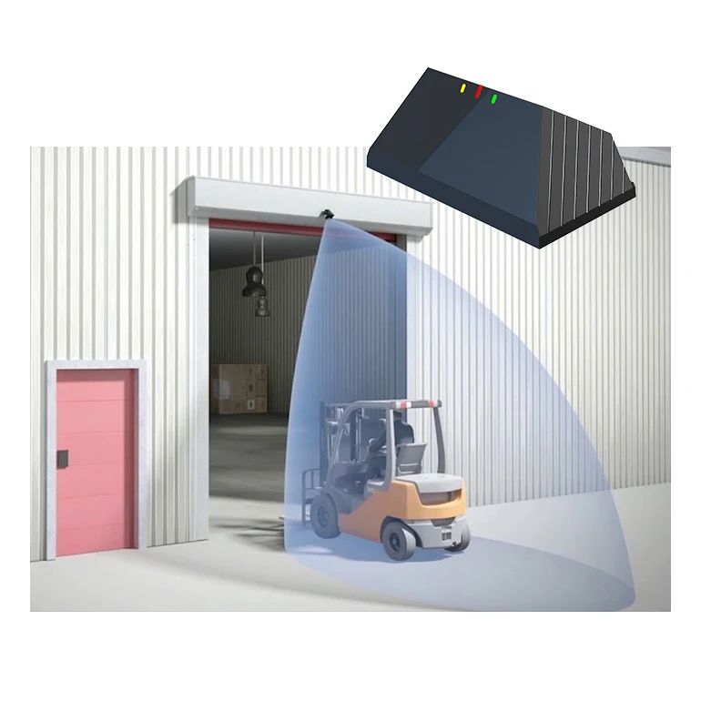 Anti pinch rolling door sensor open close trigger truck forklift detection 180 degree automatic aluminum roller door opener