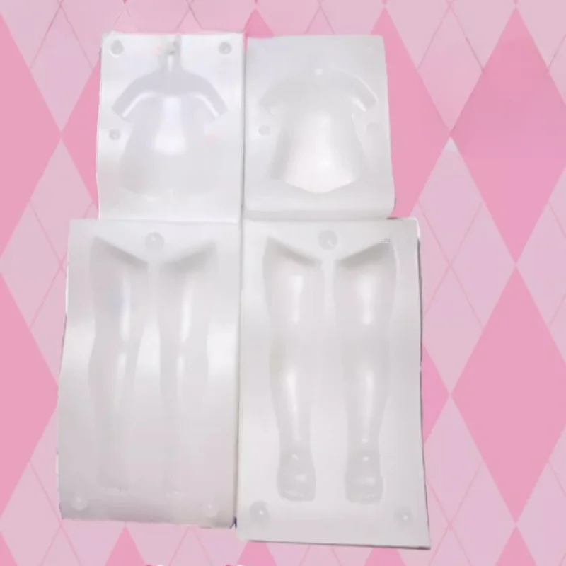 Super Light Clay Meaty Tangyuan Q Version Doll Body Silicone Mold DIY Polymer Clay Animation Character Body Moulding Making Tool