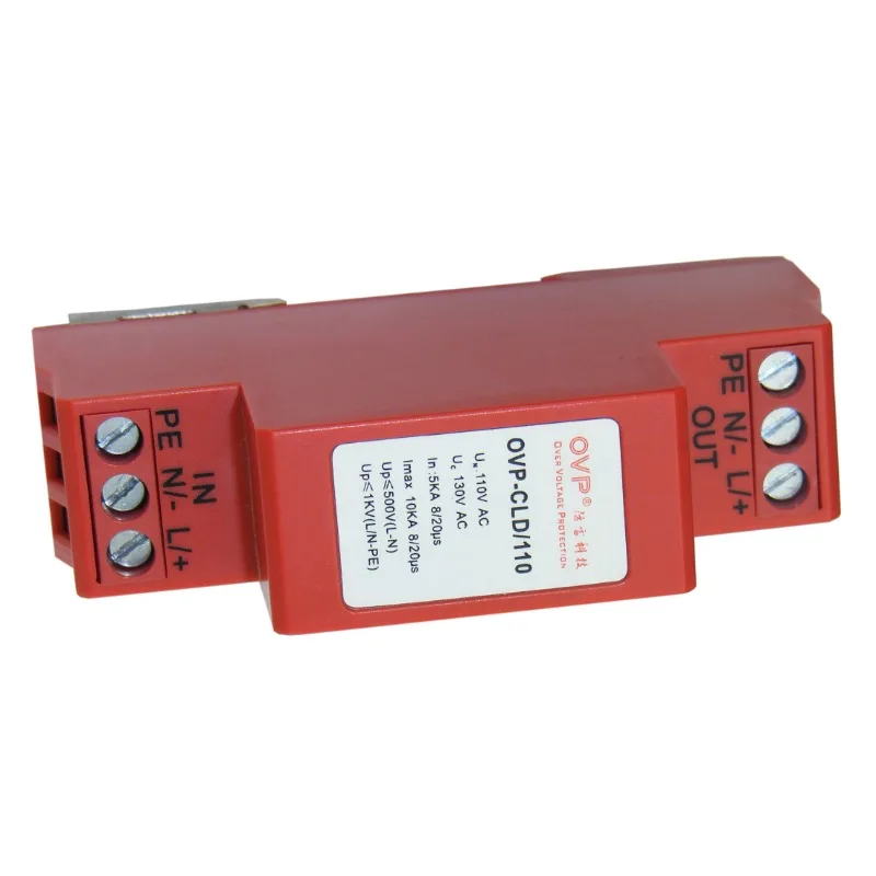 Public broadcast audio signal lightning arrester 110V surge protector OVP-CLD/110