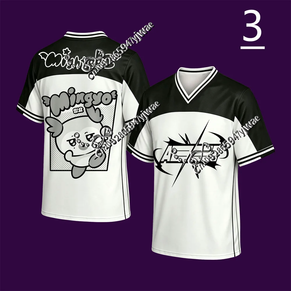 2026 Boy Band Ateez World Tour Jersey San Members Short Sleeved Streetwear Top Fan Gift Summer Men Woman T-Shirt Top