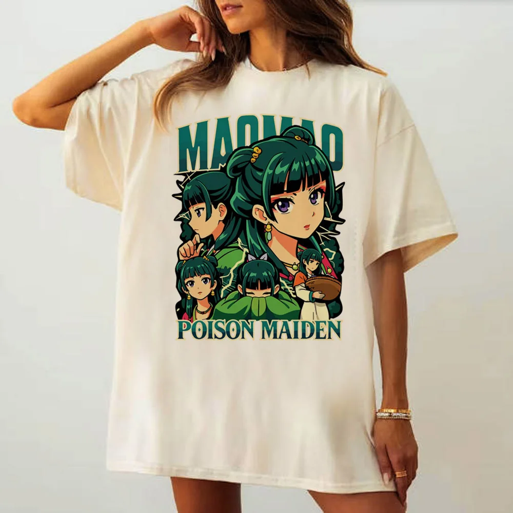 the Apothecary Diaries teen korean clothes anime hip hop Breathable Pastel t shirt Pop Culture Colorful anime Pastel 80s Y2k