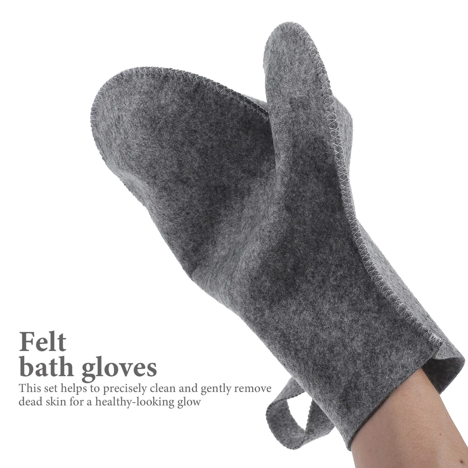 Gants de bain pour Sauna, 2 pièces, résistants à la chaleur, exfoliants, pour douche, gommage du dos, élimination des peaux mortes