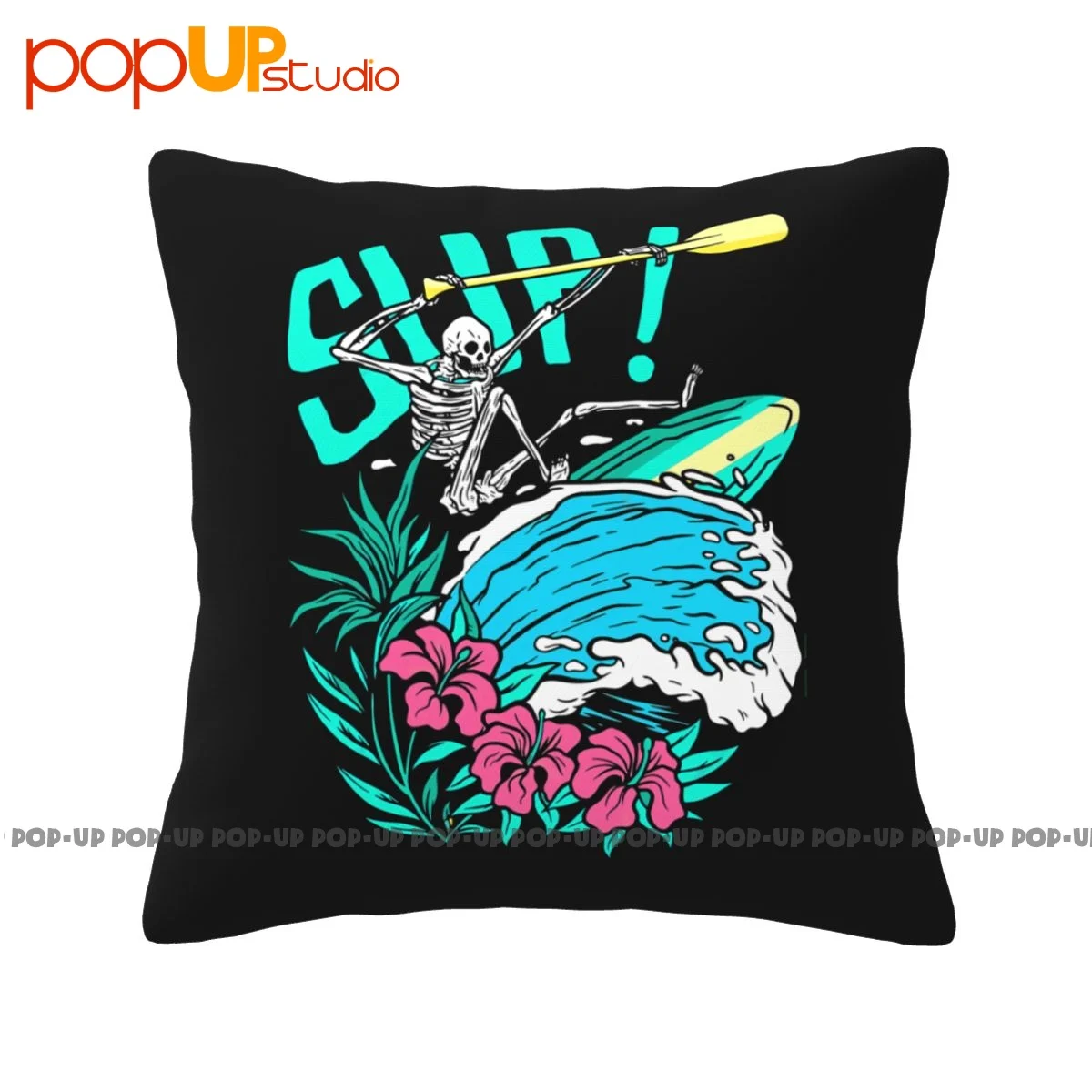 Custom Sup Surfing Stand Up Paddle Paddling Supboard Sup Pillowcase Throw Pillow Cover Vintage Decoration Top Quality