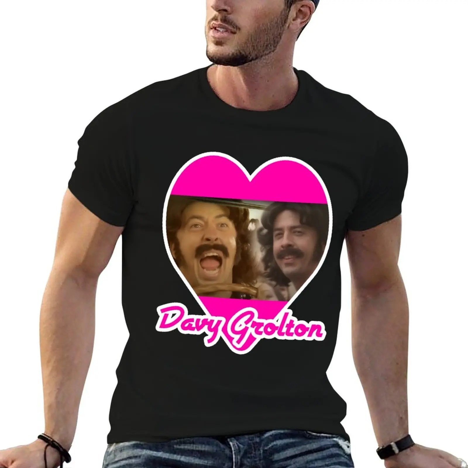 Davy Grolton T-Shirt gifts for boyfriend plain mens clothing
