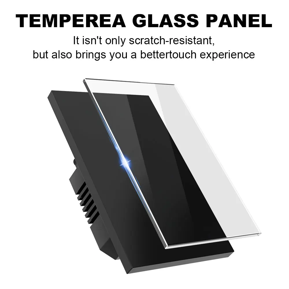 WiFi Smart Water Heater Switch/Voice Control, Remote App/Timing Energy Metering/Compatible with Alexa/Google Home