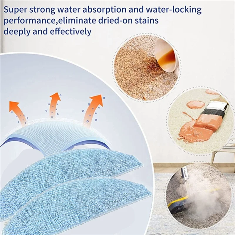 A05G-Para minien mx90 pro/selectpro EGR-100 acessórios para aspirador de pó-peças de reposição pano de limpeza 10 peças