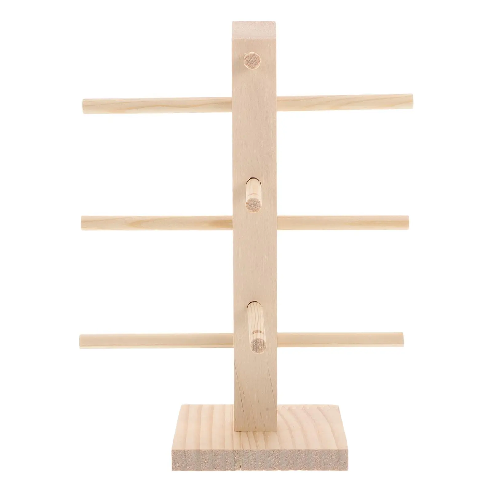 Glasses Display Stand Sunglasses Rack Eyewear Holder Solid Wood Durable Versatile Spacesaving Visibility Enhancing Decor