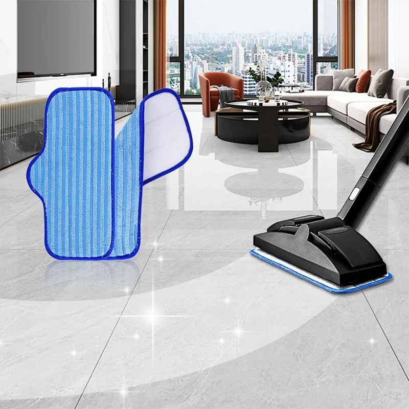 BAAG-10Pcs de almofadas de microfibra premium, para limpador a vapor dupray puro, durável, reutilizável e lavável à máquina