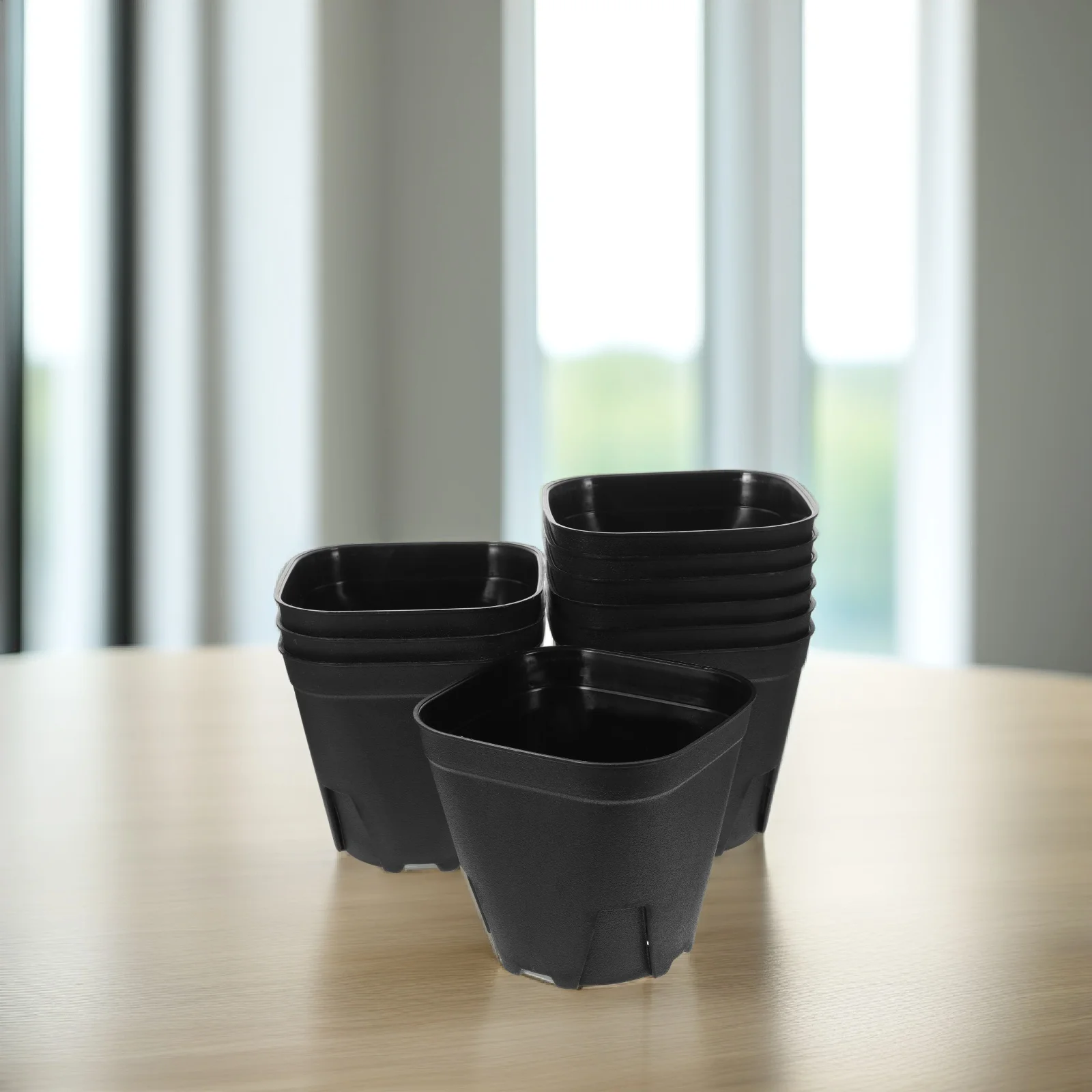

10 Pcs Root Control Square Basin Garden Pots Plastic Flower Plants Nursery Containers Outdoor