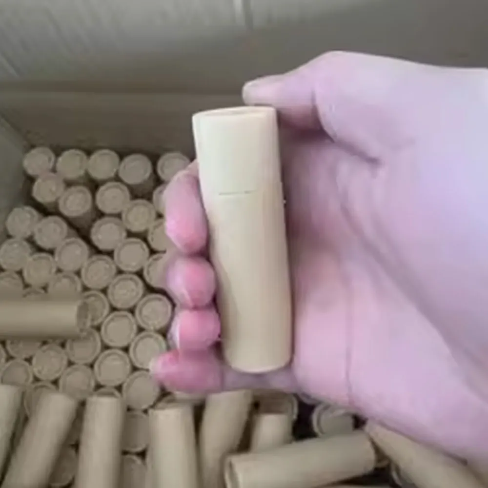 Tubo De Papel Kraft Push Up Tubo De Pasta De Desodorante Sólido, Recipientes Cosméticos Degradáveis, Bálsamo Labial, Batom Vazio, 50Pcs