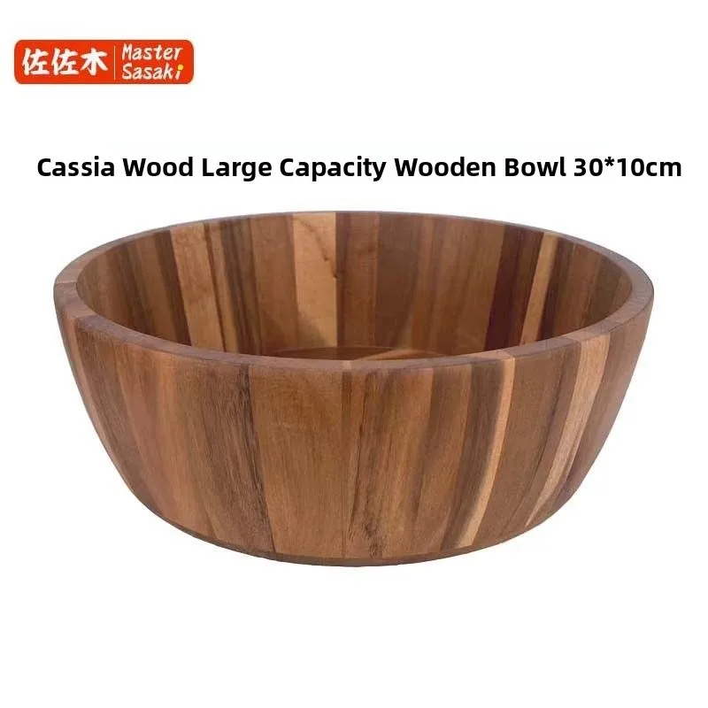 Non-Stick Dough Mixing Basin round Shape Chinese Style Bone China Facial Mask Salad Bowl Home Use Large Wood Basin