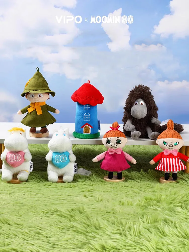 Vipo Moomin 80, плюшевый брелок Little My Mymble Too-Too Sniff, загадочная слепая коробка, подарки, игрушечная модель, аниме-фигурка, коллекционные украшения
