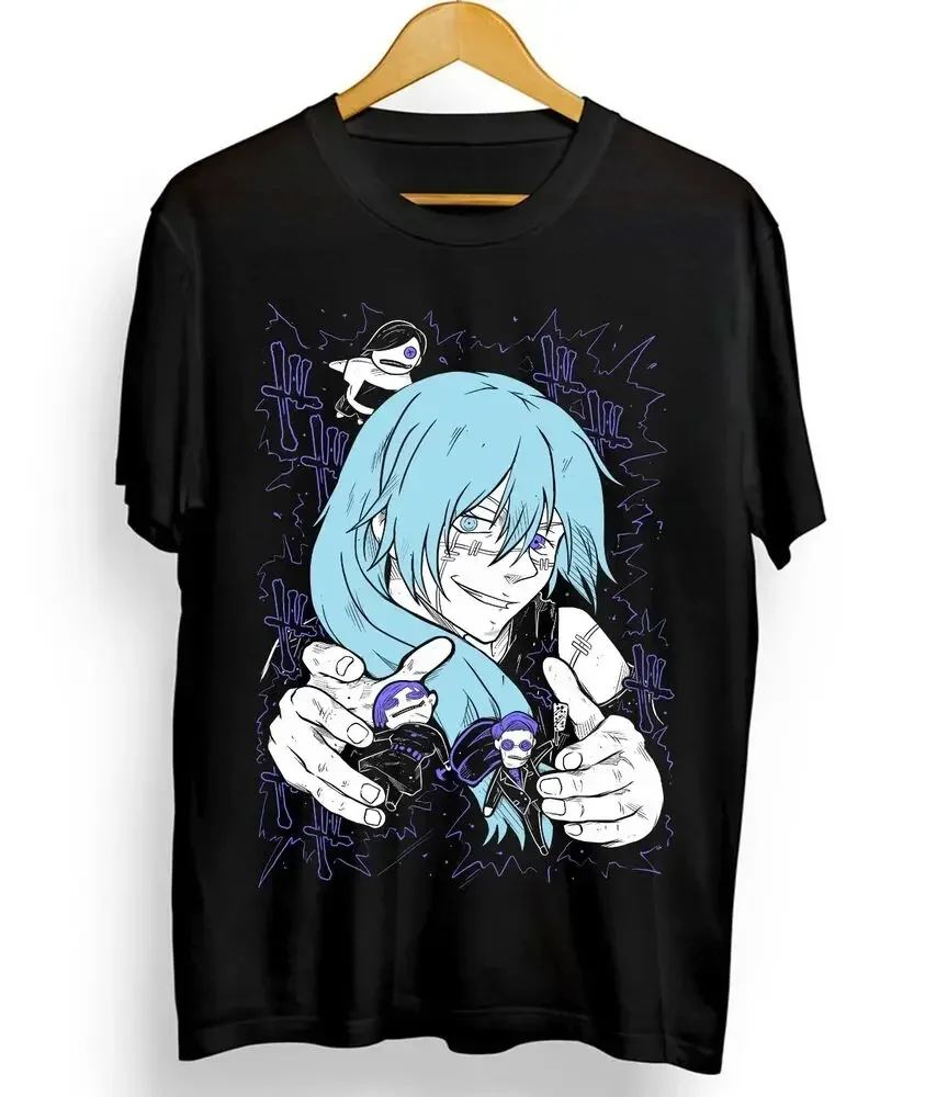 Mahito T-Shirt Jujutsu Kaisen Gojo Girl Anime Horror Manga Black Shirt All Size