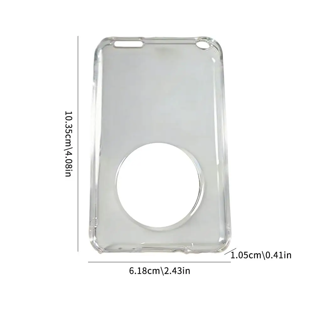 Clear Protective Case for Apple iPod Classic 80 120 160G Crystal Clear Hard Cover Case Waterproof Simple Protective Cover 2026
