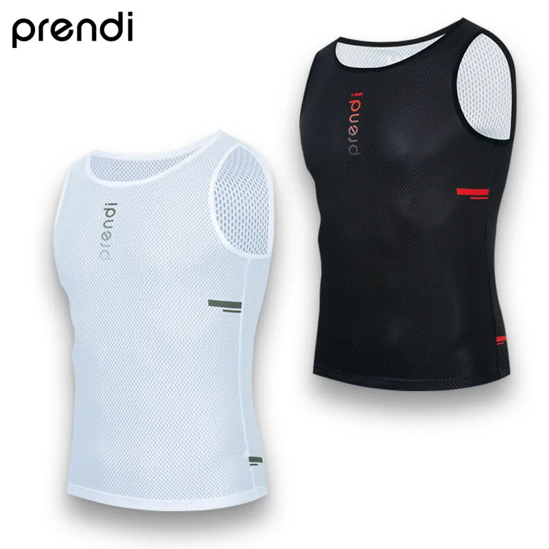 

PRENDI 2022 New Men Bicycle Sleeveless Vest Maillot Ciclismo Male Jersey Summer Breathable Bike Sports Clothing Wear Tight