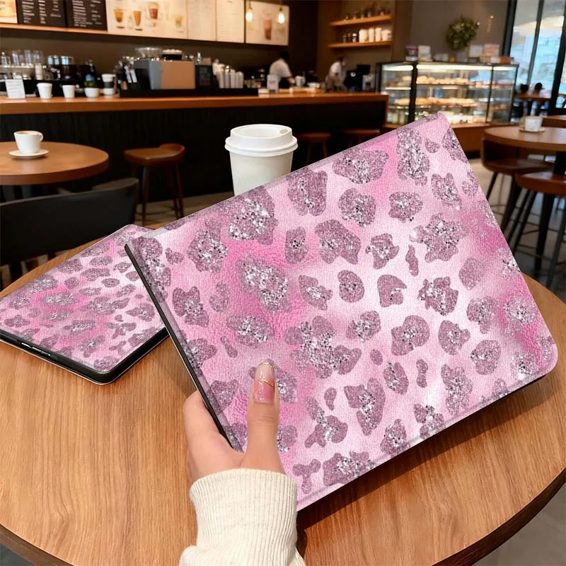 

Pink creative leopard print For Samsung Galaxy Tab S7 S8 S9 S10 11 12.4 13.1 FE Plus Lite Inch Cover Tablet Case