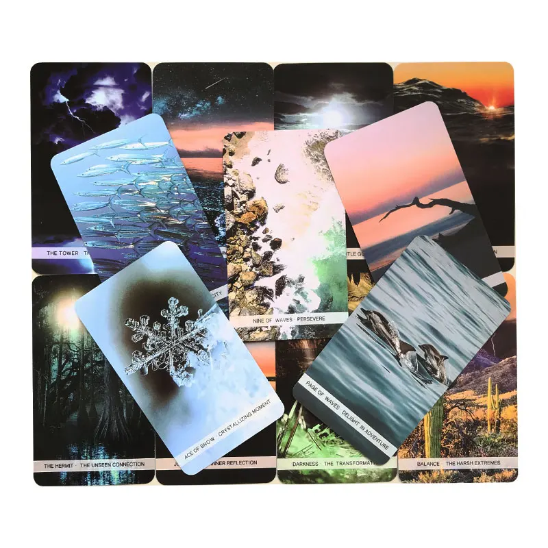 The Flow Tarot Leisure Entertainment Game Card Family Gathering Divination Deck Tarot Board Playing Board Game Card