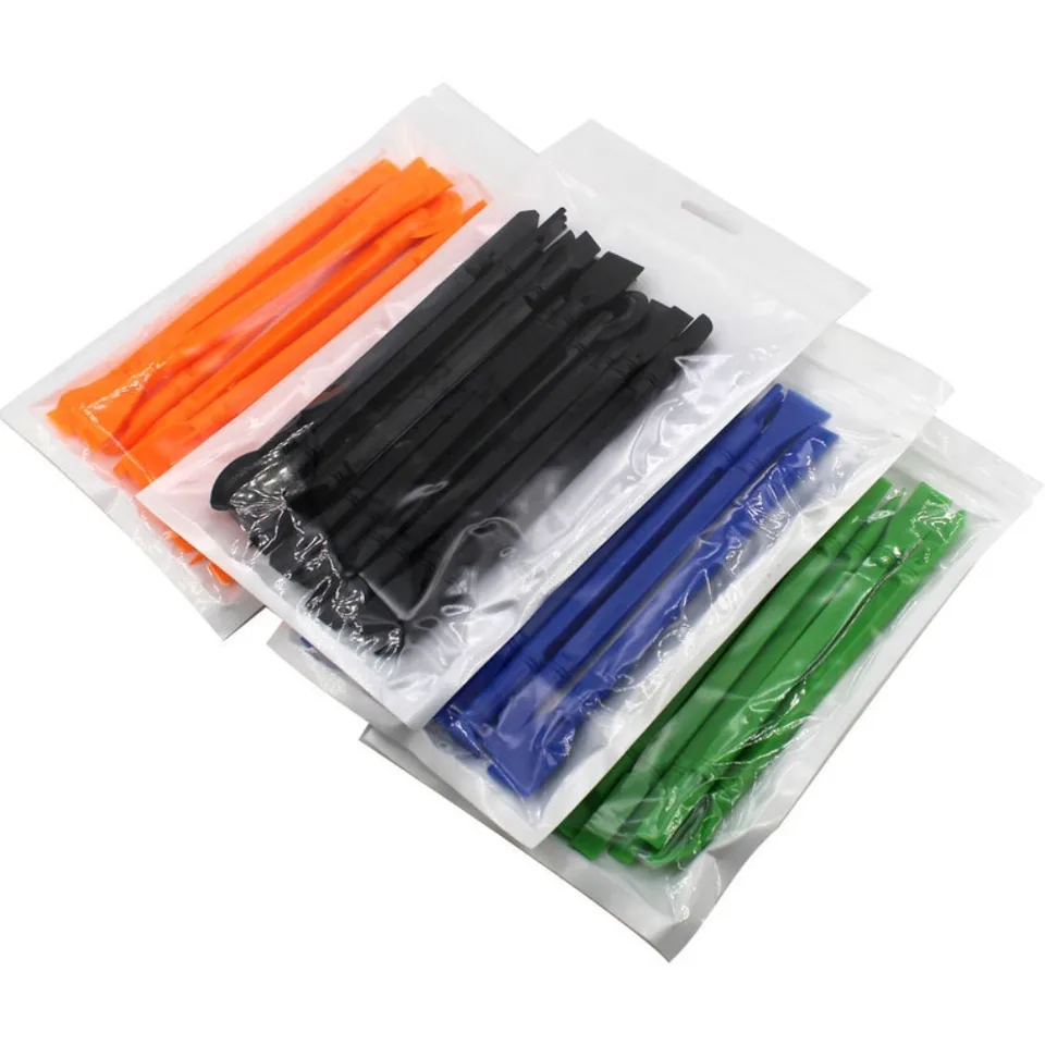 10 piezas kit de palanca de doble cabeza de plástico para desmontaje manual de teléfono móvil y tableta 5