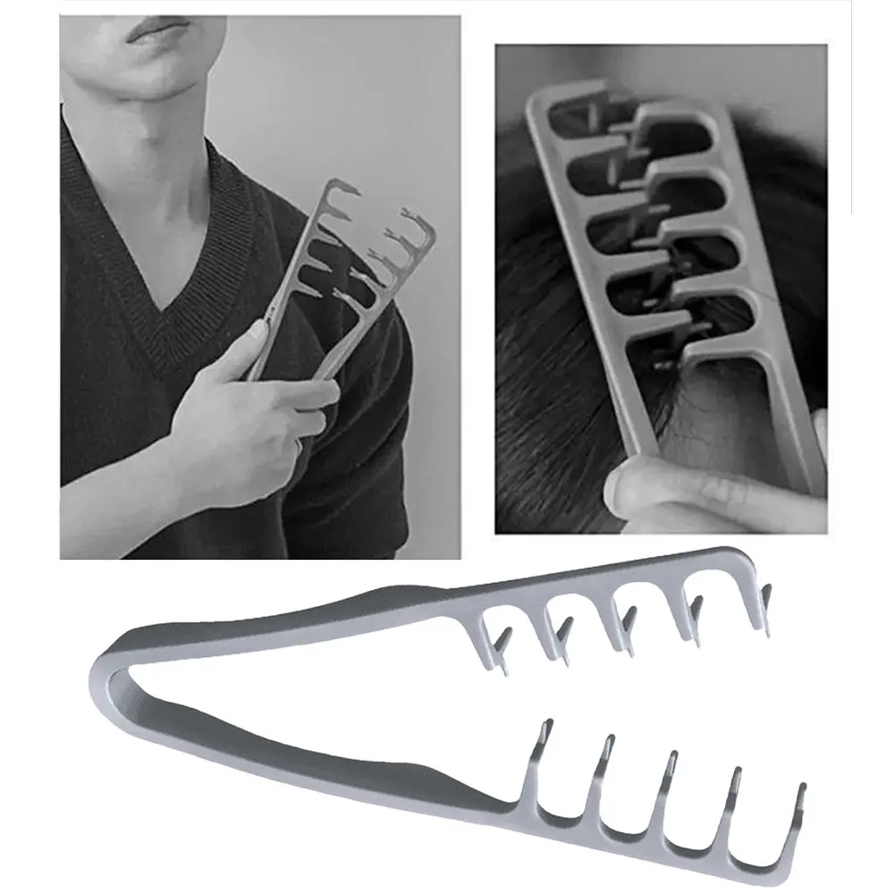 Volumizing Wide-Tooth Hair Styling Comb Curling Tools Fluffy Texture for Men Ideal for All Hair Types Hairstyling Tools