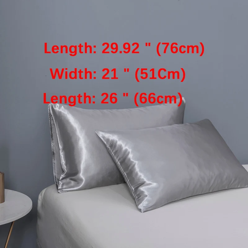 JuwenSilk silky stain pillowcase silky pillowcase natural silk pillowcase mulberry silk pillow case standard queen k