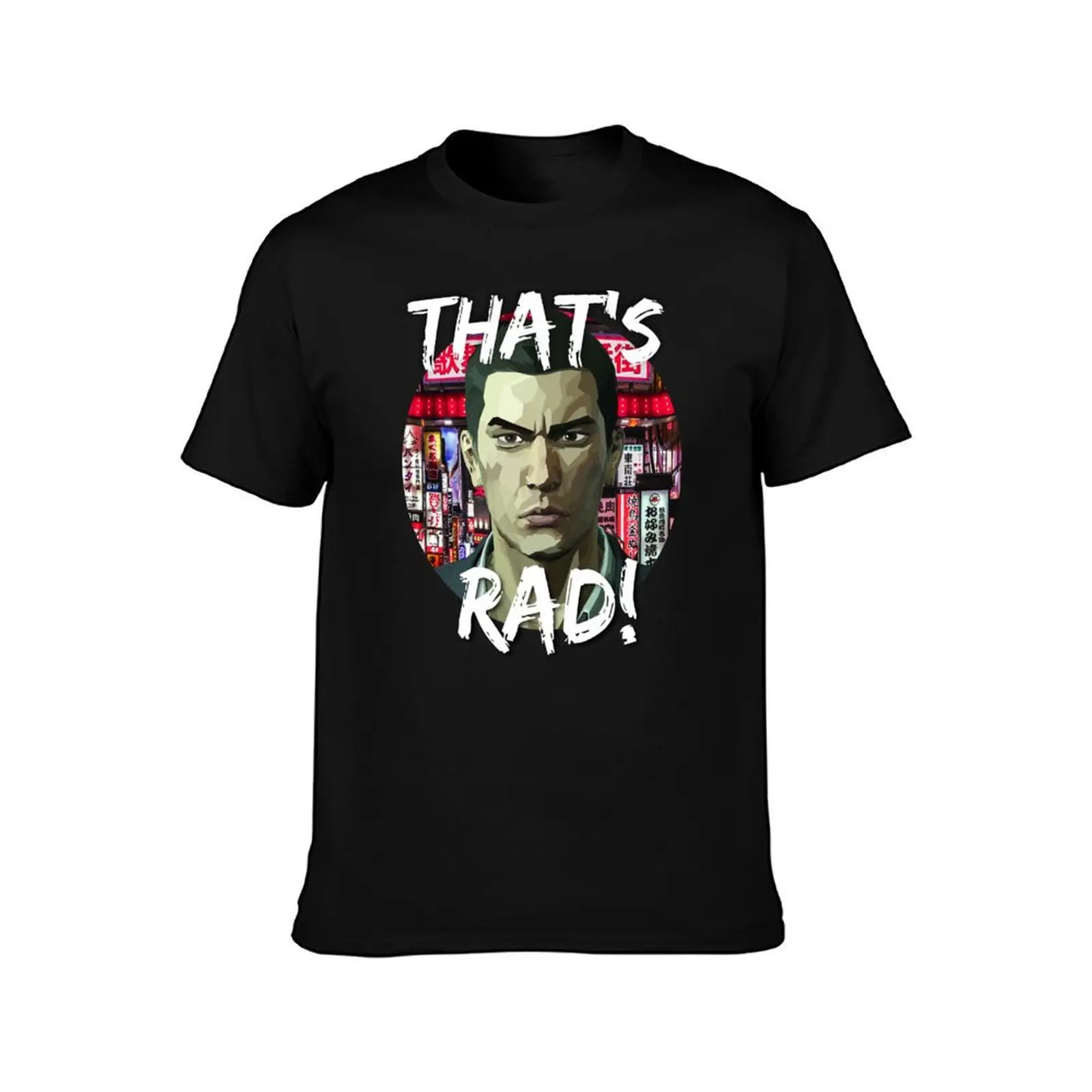Kiryu That's rad! T-Shirt Summer Casual Cotton Tee, Unisex Men Women