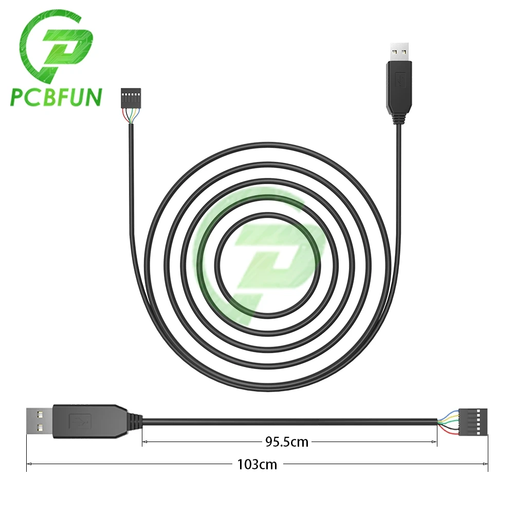 FTDI FT232 Download Line 6PIN FT232BL USB to Serial adapter module USB TO TTL RS232 For Arduino Cable 6Pin  3.3V Rate 3 Mbaud